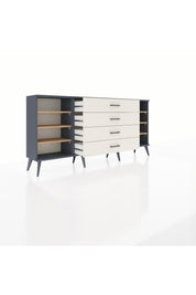 Arges Konsol 6 Raflı 4 Çekmeceli 176x30x83 - S148M027V10A