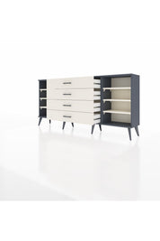Arges Konsol 6 Raflı 4 Çekmeceli 176x30x83 - S148M027V13A