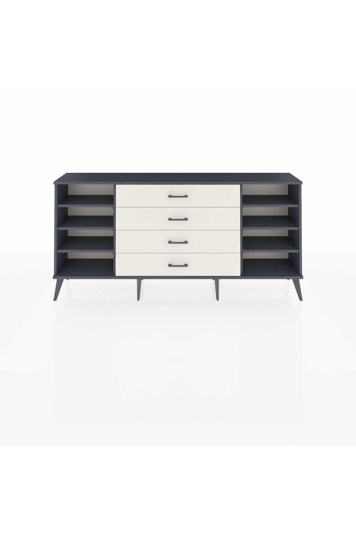 Arges Konsol 6 Raflı 4 Çekmeceli 176x30x83 - S148M027V16A