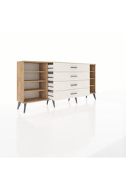 Arges Konsol 6 Raflı 4 Çekmeceli 176x30x83 - S148M027V19A