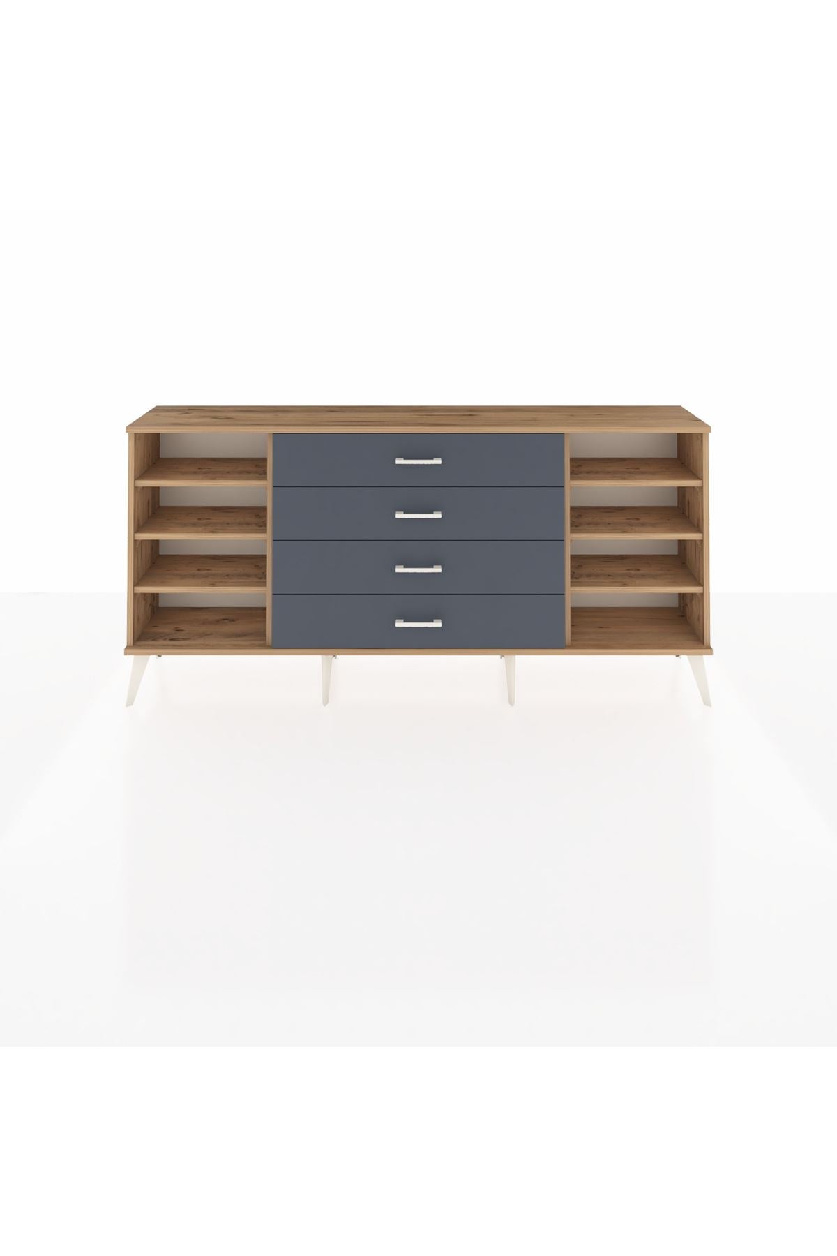 Arges Konsol 6 Raflı 4 Çekmeceli 176x30x83 - S148M027V20A