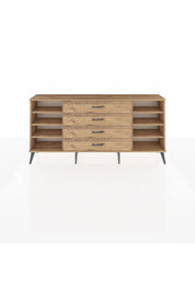 Arges Konsol 6 Raflı 4 Çekmeceli 176x30x83 - S148M027V21A