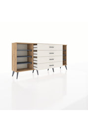 Arges Konsol 6 Raflı 4 Çekmeceli 176x30x83 - S148M027V25A