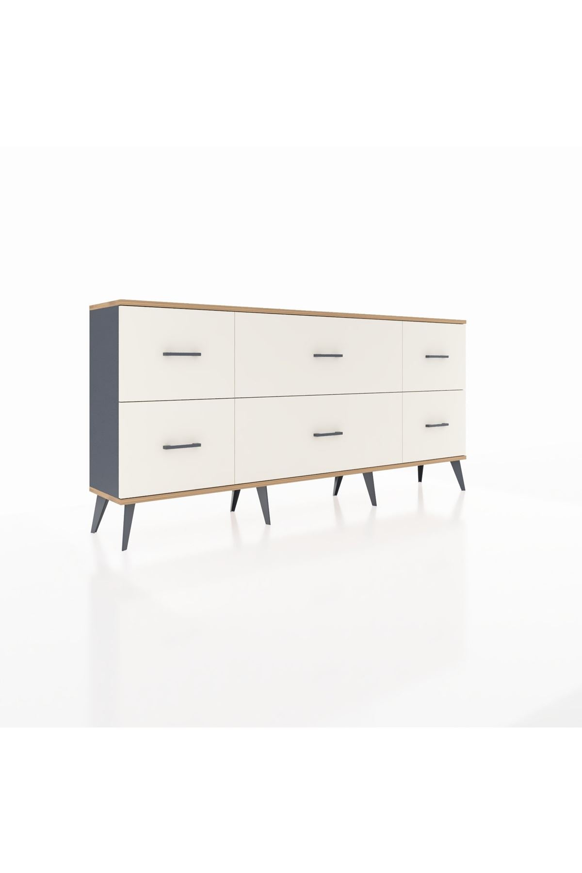 Arges Konsol 6 Çekmeceli 176x30x83 - S148M028V10A