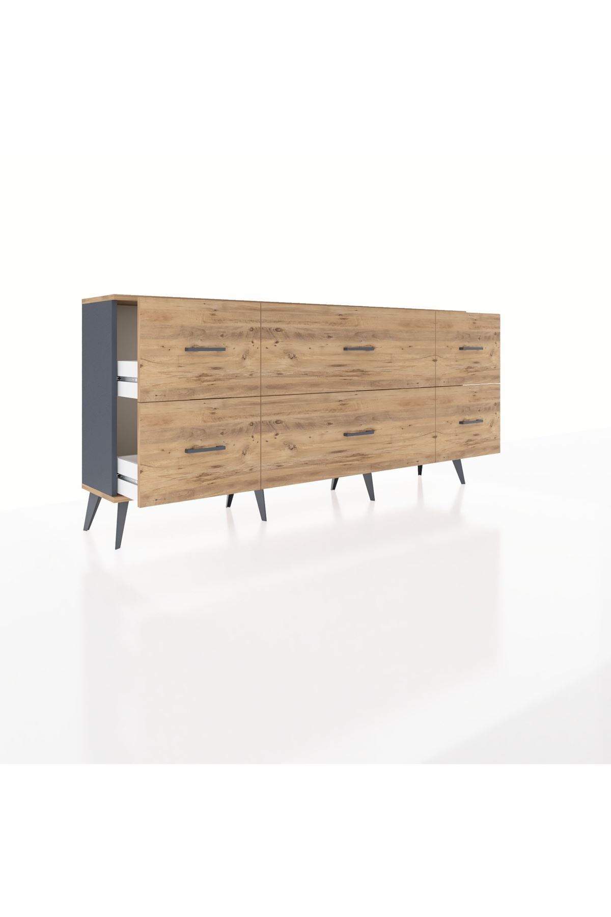 Arges Konsol 6 Çekmeceli 176x30x83 - S148M028V12A