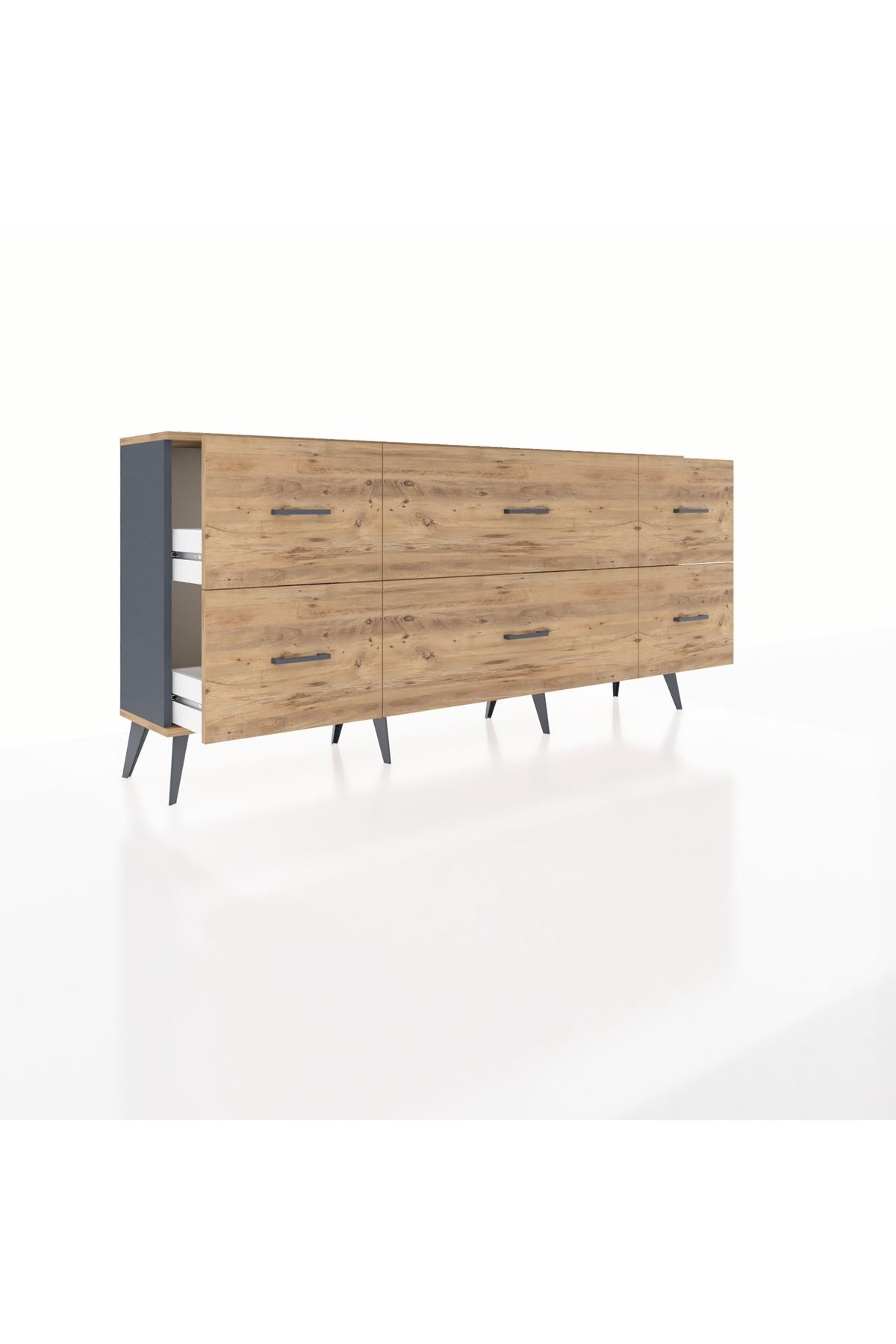 Arges Konsol 6 Çekmeceli 176x30x83 - S148M028V18A
