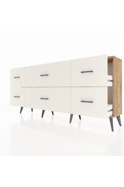 Arges Konsol 6 Çekmeceli 176x30x83 - S148M028V19A