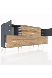 Arges Konsol 2 Raflı 5 Çekmeceli 2 Kapaklı 176x30x83 - S148M029V18A