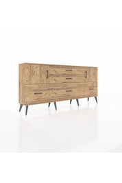 Arges Konsol 2 Raflı 5 Çekmeceli 2 Kapaklı 176x30x83 - S148M029V21A