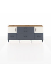 Arges Konsol 2 Raflı 5 Çekmeceli 2 Kapaklı 176x30x83 - S148M029V23A