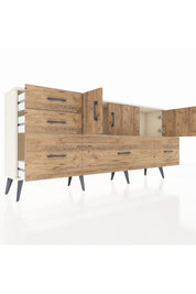 Arges Konsol 2 Raflı 5 Çekmeceli 3 Kapaklı 176x30x83 - S148M030V03A