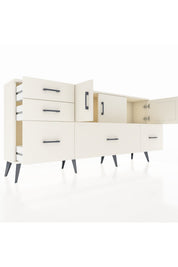 Arges Konsol 2 Raflı 5 Çekmeceli 3 Kapaklı 176x30x83 - S148M030V04A
