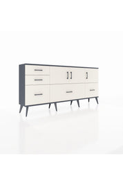 Arges Konsol 2 Raflı 5 Çekmeceli 3 Kapaklı 176x30x83 - S148M030V13A