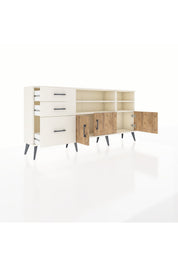 Arges Konsol 4 Raflı 3 Çekmeceli 3 Kapaklı 176x30x83 - S148M031V01A