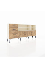 Arges Konsol 4 Raflı 3 Çekmeceli 3 Kapaklı 176x30x83 - S148M031V03A