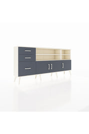 Arges Konsol 4 Raflı 3 Çekmeceli 3 Kapaklı 176x30x83 - S148M031V08A