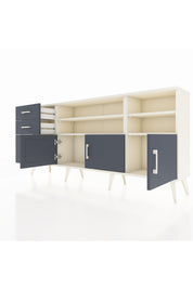 Arges Konsol 4 Raflı 3 Çekmeceli 3 Kapaklı 176x30x83 - S148M031V08A