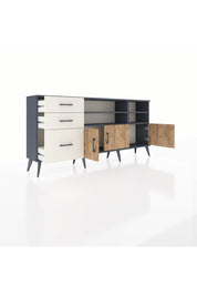 Arges Konsol 4 Raflı 3 Çekmeceli 3 Kapaklı 176x30x83 - S148M031V10A