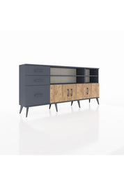 Arges Konsol 4 Raflı 3 Çekmeceli 3 Kapaklı 176x30x83 - S148M031V11A
