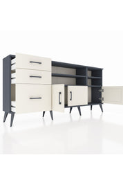 Arges Konsol 4 Raflı 3 Çekmeceli 3 Kapaklı 176x30x83 - S148M031V13A