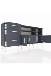 Arges Konsol 4 Raflı 3 Çekmeceli 3 Kapaklı 176x30x83 - S148M031V17A