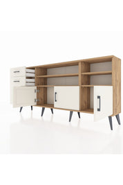Arges Konsol 4 Raflı 3 Çekmeceli 3 Kapaklı 176x30x83 - S148M031V22A