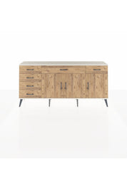 Arges Konsol 2 Raflı 6 Çekmeceli 3 Kapaklı 176x30x83 - S148M032V03A