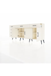 Arges Konsol 2 Raflı 6 Çekmeceli 3 Kapaklı 176x30x83 - S148M032V04A