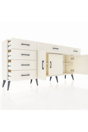 Arges Konsol 2 Raflı 6 Çekmeceli 3 Kapaklı 176x30x83 - S148M032V04A