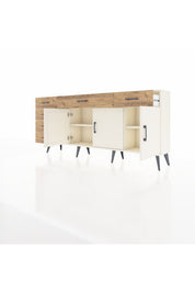 Arges Konsol 2 Raflı 6 Çekmeceli 3 Kapaklı 176x30x83 - S148M032V06A