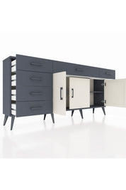Arges Konsol 2 Raflı 6 Çekmeceli 3 Kapaklı 176x30x83 - S148M032V14A