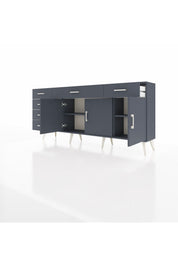 Arges Konsol 2 Raflı 6 Çekmeceli 3 Kapaklı 176x30x83 - S148M032V17A
