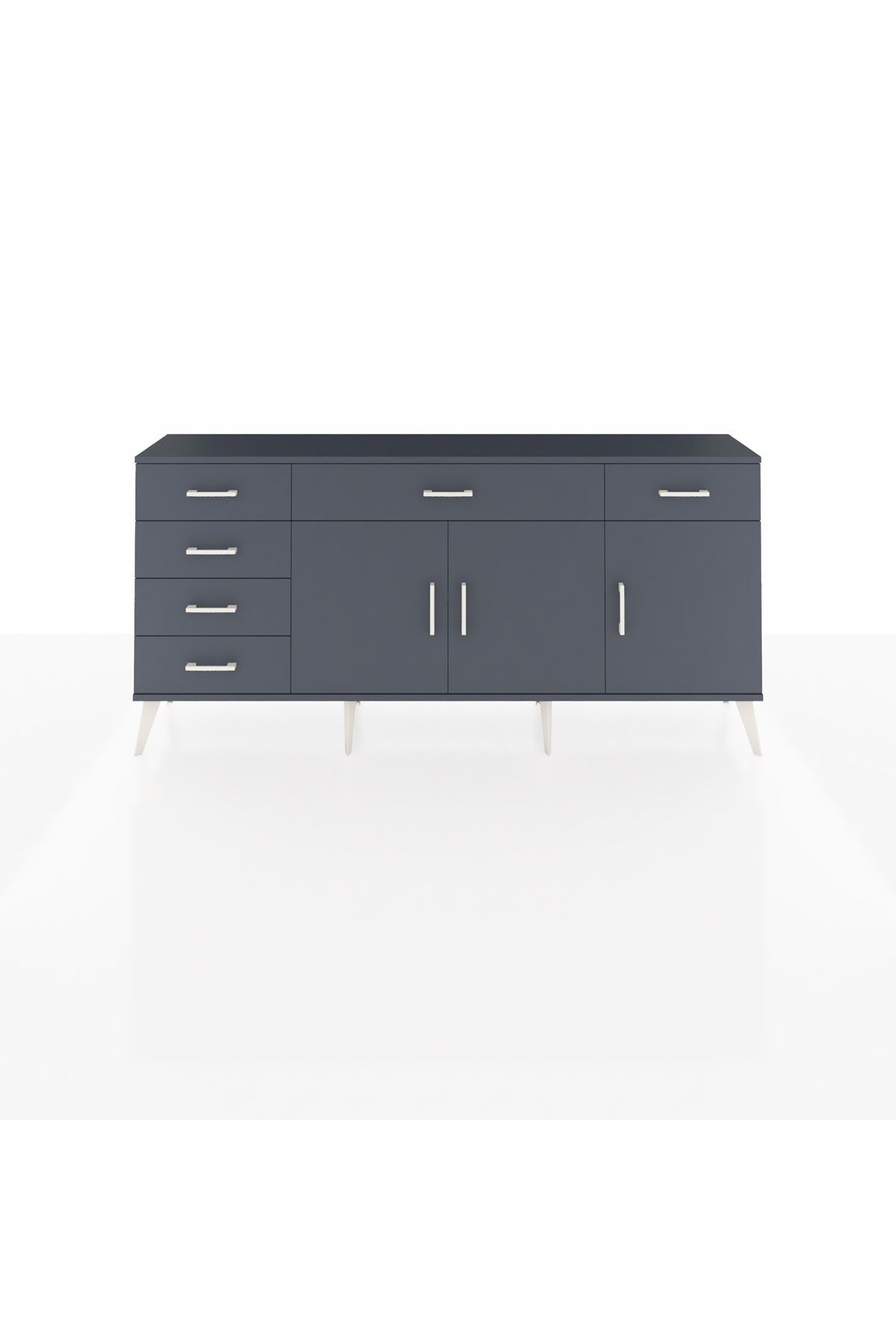 Arges Konsol 2 Raflı 6 Çekmeceli 3 Kapaklı 176x30x83 - S148M032V17A