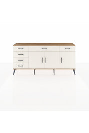 Arges Konsol 2 Raflı 6 Çekmeceli 3 Kapaklı 176x30x83 - S148M032V22A