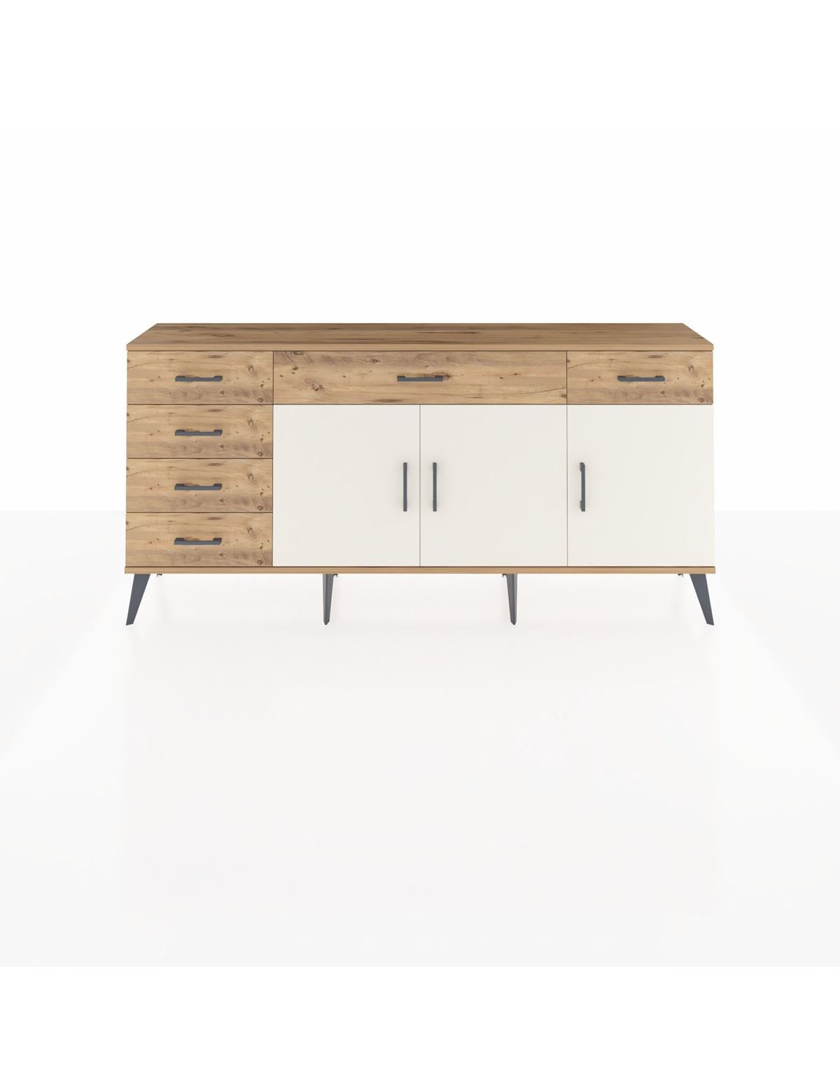 Arges Konsol 2 Raflı 6 Çekmeceli 3 Kapaklı 176x30x83 - S148M032V24A
