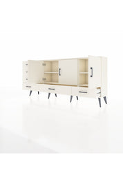 Arges Konsol 4 Raflı 6 Çekmeceli 3 Kapaklı 176x30x83 - S148M033V04A