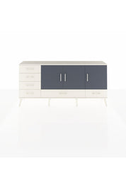 Arges Konsol 4 Raflı 6 Çekmeceli 3 Kapaklı 176x30x83 - S148M033V07A
