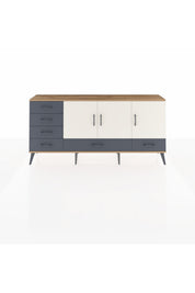 Arges Konsol 4 Raflı 6 Çekmeceli 3 Kapaklı 176x30x83 - S148M033V23A