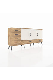 Arges Konsol 4 Raflı 6 Çekmeceli 3 Kapaklı 176x30x83 - S148M033V24A