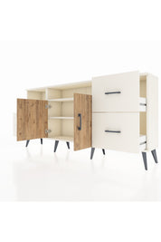 Arges Konsol 3 Raflı 4 Çekmeceli 2 Kapaklı 176x30x83 - S148M034V01A