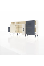 Arges Konsol 3 Raflı 4 Çekmeceli 2 Kapaklı 176x30x83 - S148M034V05A