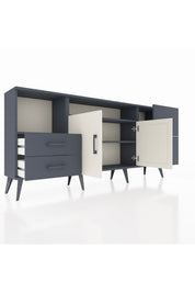 Arges Konsol 3 Raflı 4 Çekmeceli 2 Kapaklı 176x30x83 - S148M034V14A
