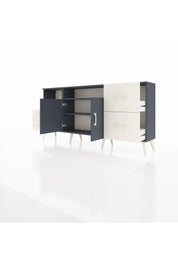 Arges Konsol 3 Raflı 4 Çekmeceli 2 Kapaklı 176x30x83 - S148M034V16A