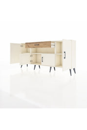 Arges Konsol 3 Raflı Tek Çekmeceli 4 Kapaklı 176x30x83 - S148M035V06A