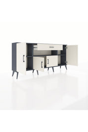 Arges Konsol 3 Raflı Tek Çekmeceli 4 Kapaklı 176x30x83 - S148M035V13A