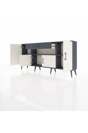 Arges Konsol 3 Raflı Tek Çekmeceli 4 Kapaklı 176x30x83 - S148M035V14A