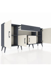 Arges Konsol 3 Raflı Tek Çekmeceli 4 Kapaklı 176x30x83 - S148M035V14A