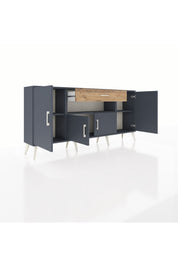 Arges Konsol 3 Raflı Tek Çekmeceli 4 Kapaklı 176x30x83 - S148M035V18A
