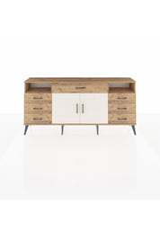 Arges Konsol 4 Raflı 7 Çekmeceli 2 Kapaklı 176x30x83 - S148M036V24A