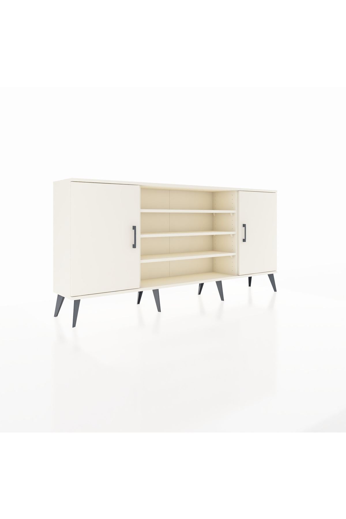 Arges Konsol 5 Raflı 2 Kapaklı 176x30x83 - S148M037V04A